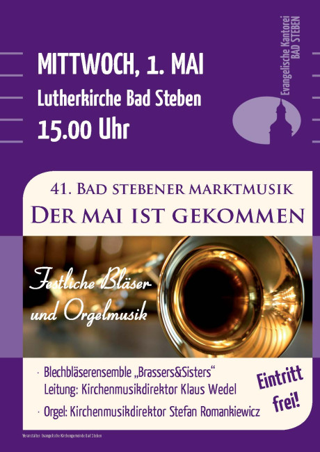 Marktmusik Bad Steben_01.05.2024